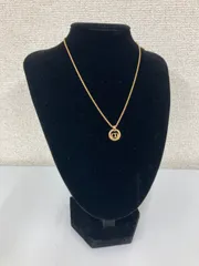 ￥２【美品】クリスチャンディオール ChristianDior CD ロゴ ヴィンテージ ネックレス ゴールド【アクセサリー】【1】