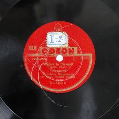 独 ドイツ盤 ブロニスラフフーベルマン/ショパン/ワルツ 第7番/ODEON 08748 SP