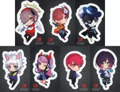 【中古】シール・ステッカー 全7種セット Crazy Raccoon(デフォルメ) ステッカー 「Crazy Raccoon×GiGOキャンペーン」 クレーンゲーム特典 第2弾