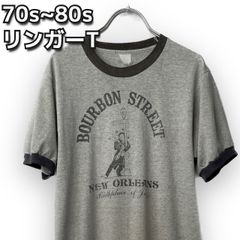 70s 80s USA製 ヴィンテージTシャツ ニューオリンズ バーボン 酒