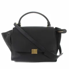 2024年最新】セリーヌ CELINE ハンドバッグ トラペーズ ネイビー×黒×アイボリー トリコロール レザー 値下げ  20190814の人気アイテム - メルカリ