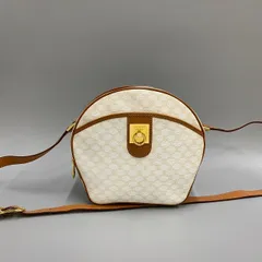 美品 CELINE セリーヌ ヴィンテージ リング 金具 マカダム ブラゾン