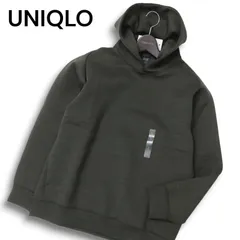 【新品 未使用】 UNIQLO ユニクロ 秋冬★ ウルトラ ストレッチ ドライ スウェット プル パーカー Sz.L メンズ