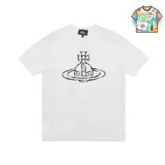 【今日特価】Vivienne Westwood サターン銀箔レトロ短袖-3