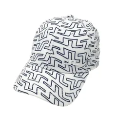 J.LINDEBERG ジェイリンドバーグ  キャップ ロゴ総柄 ホワイト系 ONE SIZE [240101500939] ゴルフウェア ストスト