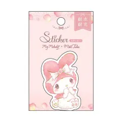 【メール便】サンリオキャラクターズxたけいみき ダイカットシール ステッカー マイメロディ ガーリーフルール サンリオ クローズピン 耐水耐光 デコシール キャラクター グッズ 