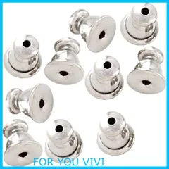 【在庫セール】[ジュエリーショップエム] 日本製 取れにくい 落ちない ピアス キャッチ セット 金属アレルギー対応 ca0001 シルバー 5ペア 10個