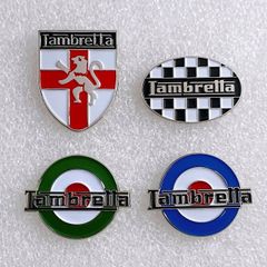 Lambretta ランブレッタ ピンバッジ - Mod Target ターゲットマーク / Mods モッズ / セント・ジョージ・クロス 盾