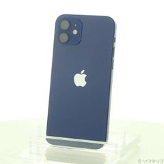 〔中古品〕iPhone12 128GB ブルー MGHX3J／A SIMフリー【258】