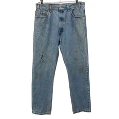 Levi's 505 デニムパンツ W36 ライトブルー リーバイス ジップアップ メキシコ製 アメカジ ジーンズ 古着卸 アメリカ仕入 2508-299