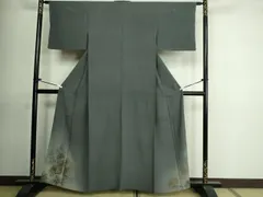 平和屋着物▽豪華色留袖　単衣　刺繍　松葉文　暈し染め　金糸　正絹　逸品　DAAU6433sf