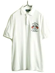 【お得なクーポン配布中!】 ラルフローレン 鹿の子 ポロシャツ M 星条旗 ビッグポニー カスタムフィット