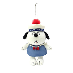 ナカジマ　スヌーピー　PEANUTS　ぬいぐるみ　オラフ キーホルダー　196002‐24