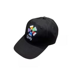【新品・未使用】Portland Hat and Co. 6PANEL CAP (PTL AD CANDY EMB) BLACK ポートランド 6パネルキャップ ブラック