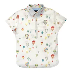 サイズ：LL CALLAWAY キャロウェイ  半袖ポロシャツ 気球 総柄 ホワイト系 [240101327648]# ゴルフウェア レディース ストスト