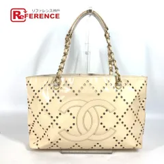 CHANEL シャネル ショルダーバッグ CC ロゴ パンチング エナメルのサムネイル