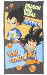 【中古】タオル・手ぬぐい 孫悟空＆ベジータ BIGマルチクロス 「ドラゴンボールDAIMA」