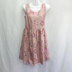 ◇ ⊂ tocco closet トッコ クローゼット 花柄 ノースリーブ ロング ワンピース サイズ表記なし ピンク レディース E  【1411210013299】