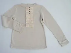 アナスイミニ anna sui mini アウトレット 子供服 女の子 130cm 長袖 ニット カットソー ベージュ 秋 冬 ★3 トップス 冬服 ガールズ 女児 キッズ 【中古】 ユーズド リサイクル こども