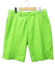 ヒューゴボス HUGO BOSS ショートパンツ 46 緑系 グリーン 無地 ジップフライ ロゴ チャームのサムネイル