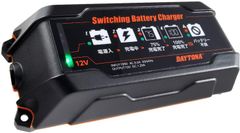 DAYTONA デイトナ バイク用 バッテリー充電器 (ジェル/密閉/開放式対応) 防水 スイッチングバッテリーチャージャー バイク バッテリー 充電器 5 ステージ 充電 パルス サルフェーション 除去 メンテナンス バッテリー上がり バイク用品 95027
