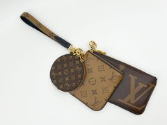 LOUIS VUITTON ルイヴィトン ジャイアント・モノグラム モノグラム・リバース モノグラム ポシェット・トリオ ポーチ コインケース M68756 新品同様