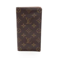 ルイ・ヴィトン LOUIS VUITTON 二つ折り長財布 ポルトカルトクレディ 円 モノグラム M60825 PVCコーティングキャンバス レザー ポルトカルト・クレディ ユニセックス Used B