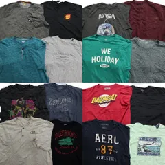 古着卸 まとめ売り ブランドMIX 半袖Tシャツ 16枚セット (メンズ 2XL ) ノーティカ   中古 古着 NA2679