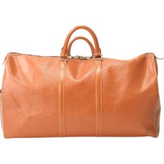 ルイヴィトン M42953 エピ 旅行かばん キーポル55 ボストンバッグ LOUIS VUITTON ケニアブラウン