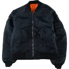 古着 民間品 MA-1タイプ 中綿入り ミリタリー フライトジャケット USA製 メンズM相当/eaa509692