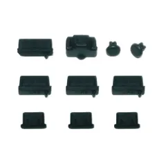【在庫セール】ノ－トパソコン用 monofive (USB Type-C対応) 各種保護カバー 10個入 シリコンタイプ (黒) MF-CAP5-C10B