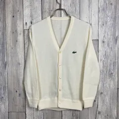 【OLD LACOSTE 90s ラコステ】ニット カーディガン