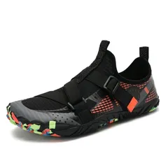 フィットネスシューズ 4色各1サイズ 男女兼用 軽量 マリンシューズ  ウォーターシューズ 水陸両用シューズ ベアフット