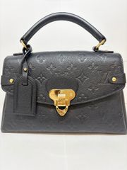  Louis Vuitton/ルイ・ヴィトン  ジョルジュBB  モノグラム・アンプラント ハンドバッグ  ブラック系 M53941 ショルダー紐付き M-1128