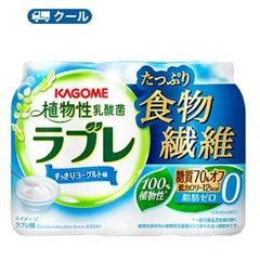 カゴメ　植物性乳酸菌ラブレ たっぷりカルシウム＋イソフラボン（80ml×3P×6）×1ケース【クール便】　大人のための乳酸菌　　栄養機能食品　植物性乳酸菌飲料
