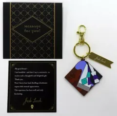 【中古】雑貨 ジェイド・リーチ ラバーチャーム＆メッセージカードセット 「ディズニー ツイステッドワンダーランド バレンタインデーギフト2022」