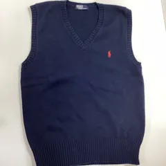 ポロバイラルフローレンPOLO by RALPH LAUREN　ニットベスト(レディースMサイズ相当)                          E-S