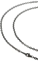 【迅速発送】Napist ネックレス チェーン メンズ 316L サージカルステンレス 金属アレルギー対応 チタンコーティング NPN302 ブラック 光沢 つや消し