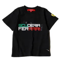 フェラーリ Tシャツ キッズ SF イタリア Tシャツ モータースポーツ ウェア Ferrari