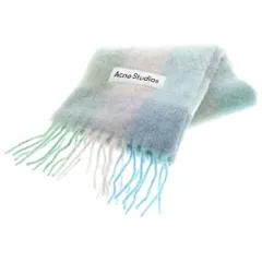 Acne Studios (アクネ ストゥディオズ) モヘア チェックマフラー ストール マルチカラー CA0084