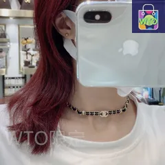 【今日特価】Chanel シャネル 2024 年新モデル 皮紐ネックレス ブランドの Ch@nel 文字付き 黒皮紐ネックレス 送料無料！在庫限定セール価格！