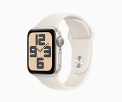 「新品」Apple Watch SE 第2世代 GPSモデル 40mm MXEG3J/A [スターライトスポーツバンド M/L]