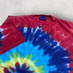 US古着 Freeze! レインボー カラフル Tシャツ L カラフル