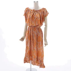 サマードレス （ダブルカラー）orange moon バリ島 リゾート気分♪ ルームウェアにも最適