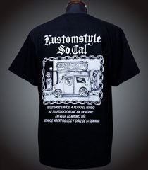 kustomstyle カスタムスタイル Tシャツ (KST2511BK) world wide T-shirt カラー：ブラック 5,500円(内税)