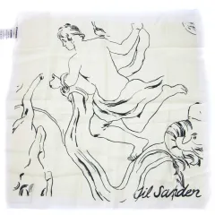 【新品未使用】JIL SANDER　ジルサンダー　シルク　ウサギ柄　大判スカーフ 楽天市場】JIL SANDER ジルサンダー スカーフ JSCU761040