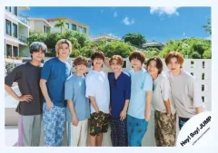 【中古】生写真(ジャニーズ) Hey! Say! JUMP/集合(8人)/横型・膝上/「JUMPの夏休み」オリジナルフォト/公式生写真