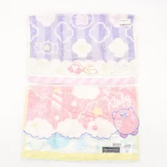 星のカービィ ふわふわ空のたび/すやすやカービィ ウォッシュタオル 2枚セット 34×36cm 未開封のサムネイル