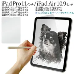送料無料 iPad Pro 11インチ(第1第2第3第4世代) iPad Air 10.9インチ(第4第5世代) 液晶保護 ペーパータッチフィルム アイパッド 保護フィルム 保護シート 保護シール 画面保護 傷防止 汚れ防止 スクリーンガード 紙みたい イラス