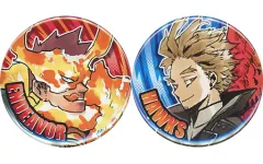 【中古】バッジ・ピンズ [単品] エンデヴァー＆ホークス 缶バッジ2個セット 「僕のヒーローアカデミア コンビセット」